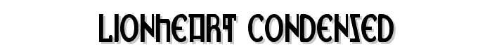 Lionheart Condensed font